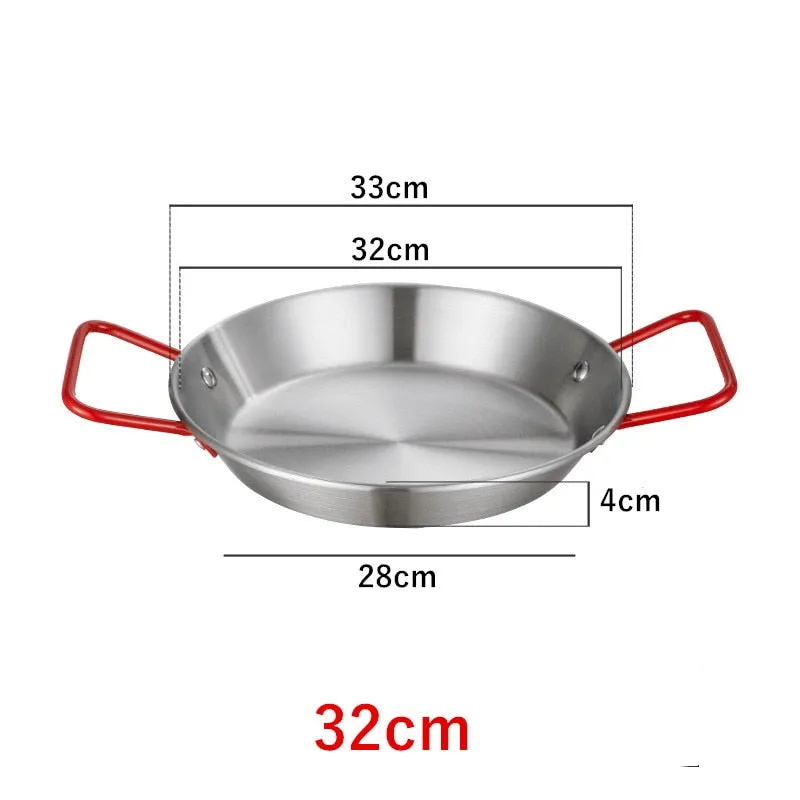 Spanish Paella Stainless Steel  Pan