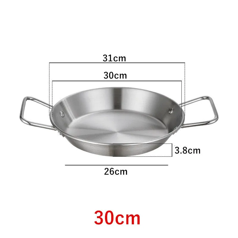 Spanish Paella Stainless Steel  Pan