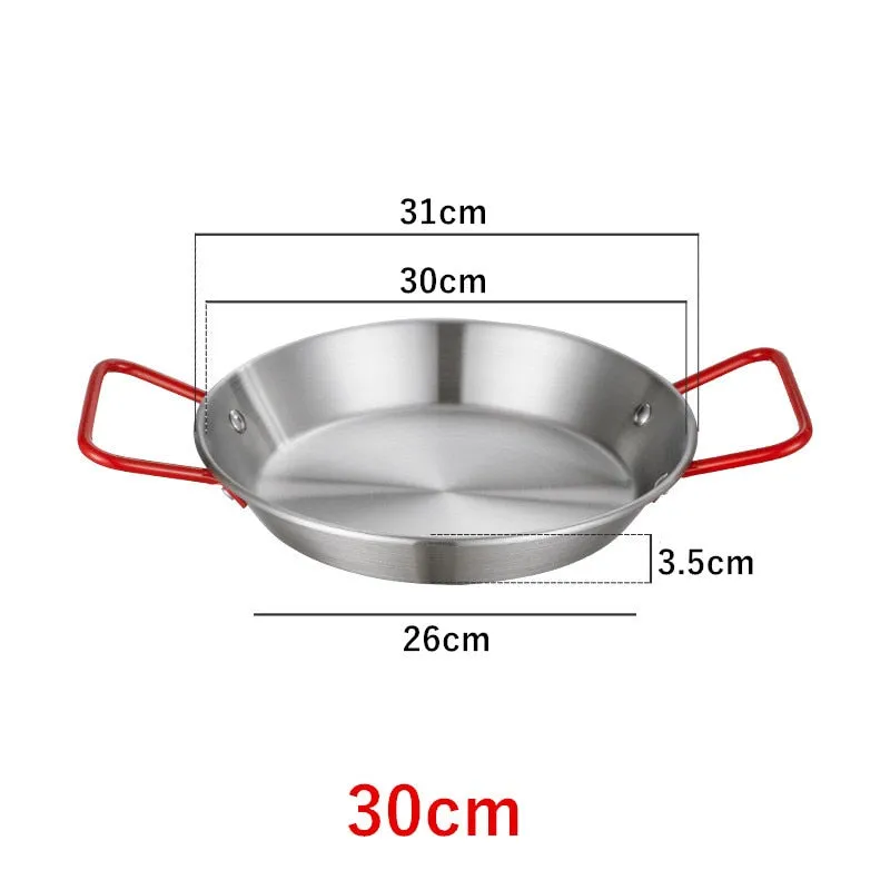 Spanish Paella Stainless Steel  Pan