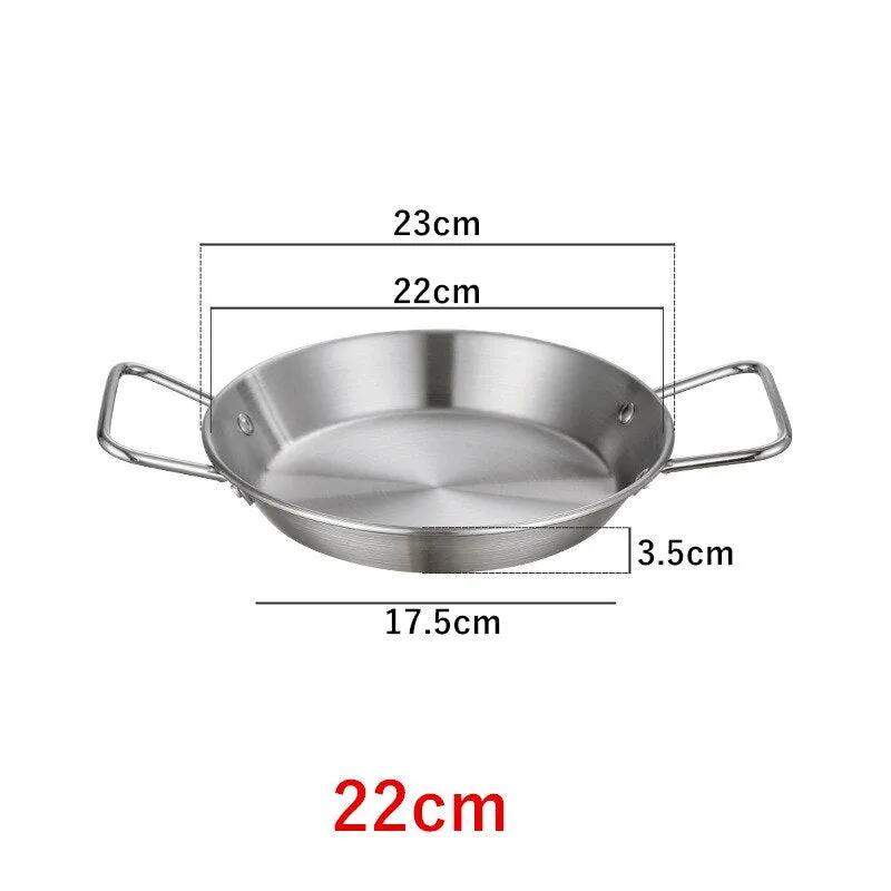 Spanish Paella Stainless Steel  Pan