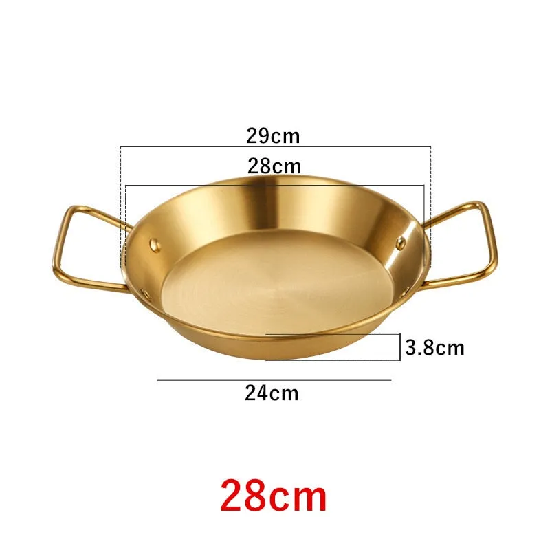 Spanish Paella Stainless Steel  Pan