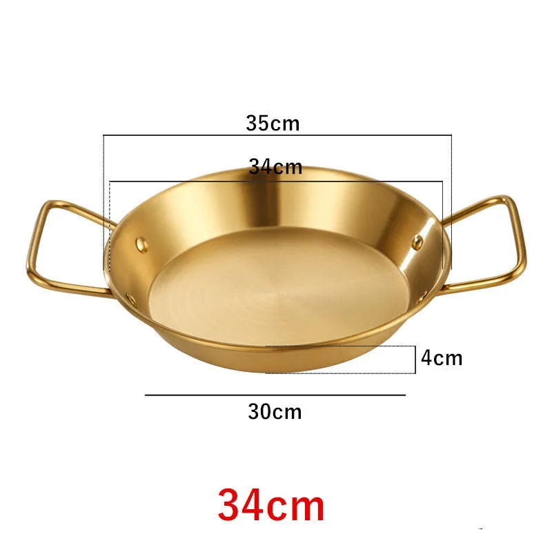 Spanish Paella Stainless Steel  Pan
