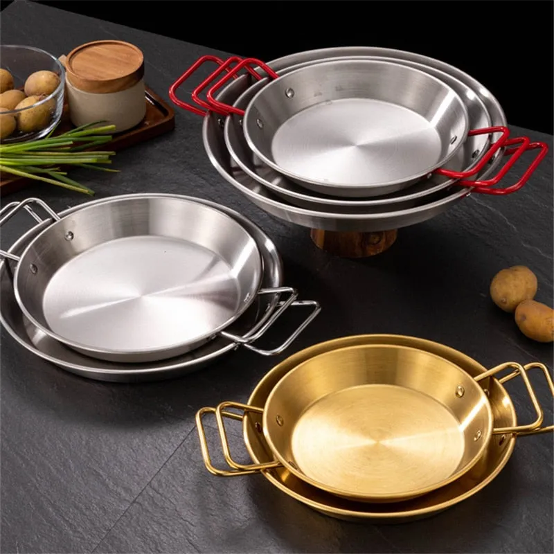 Spanish Paella Stainless Steel  Pan