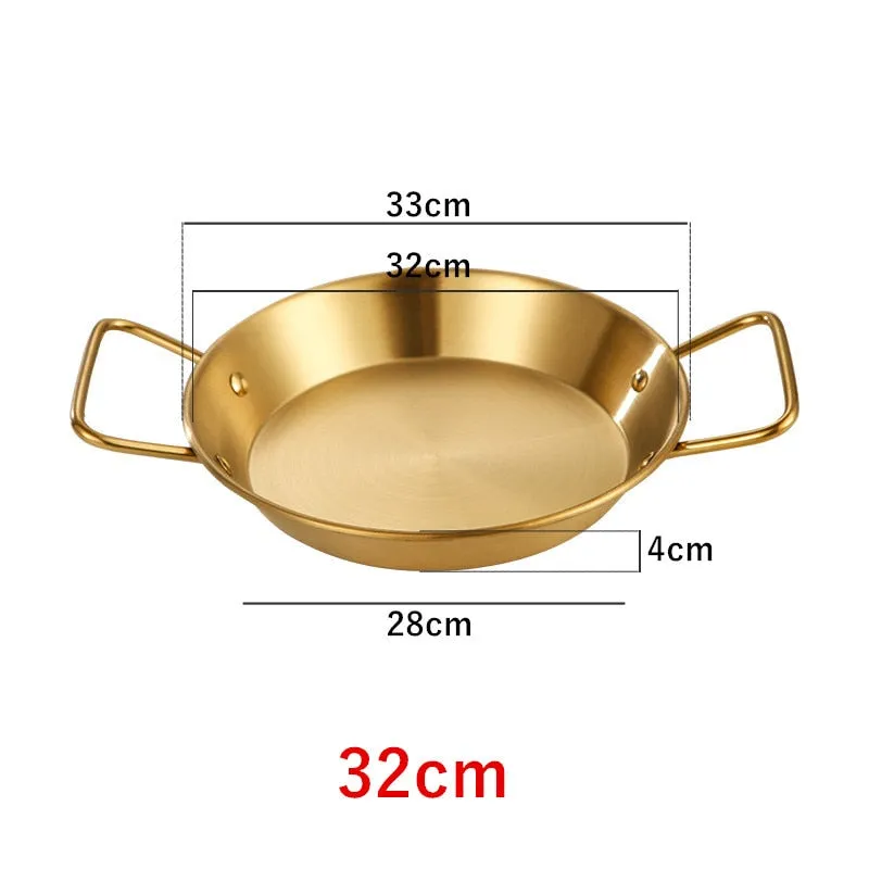 Spanish Paella Stainless Steel  Pan