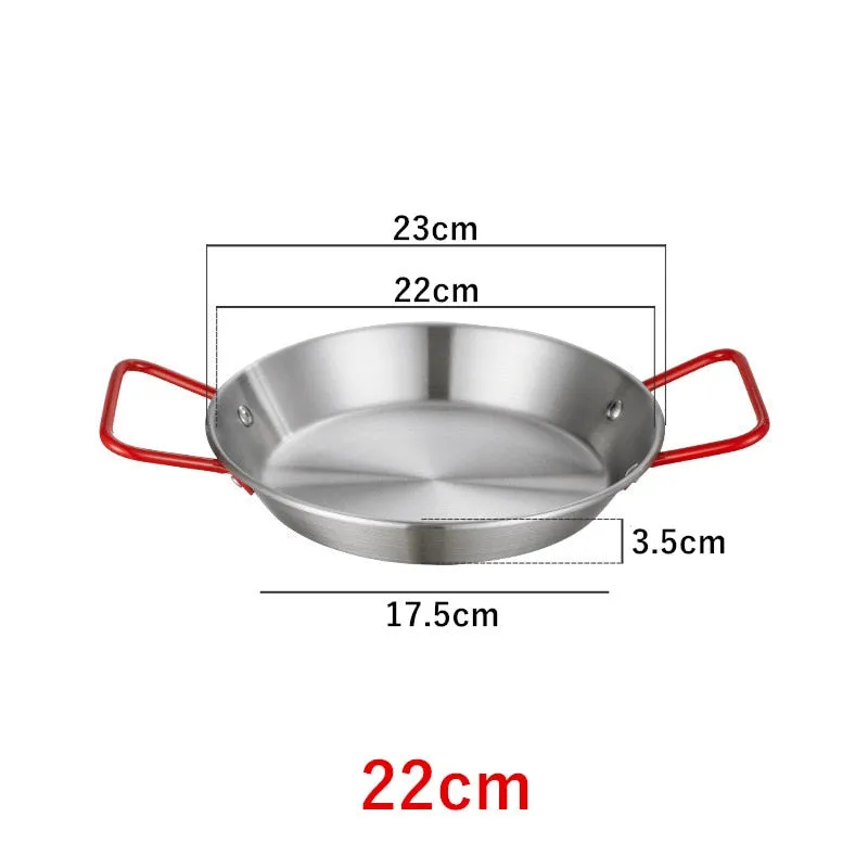 Spanish Paella Stainless Steel  Pan