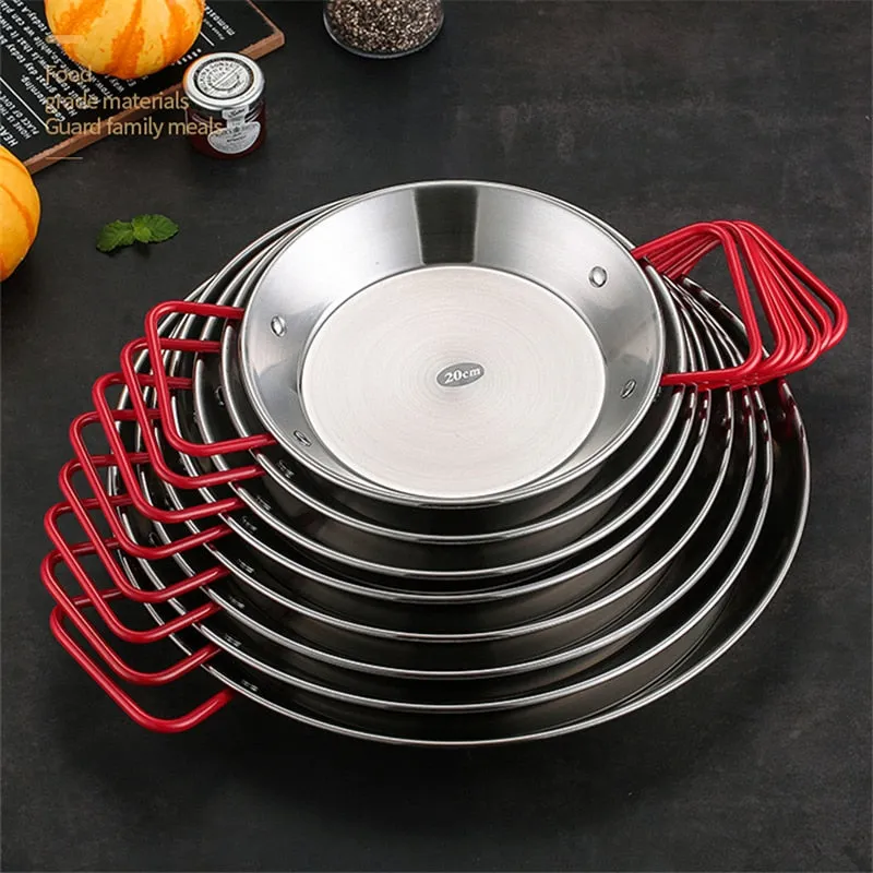 Spanish Paella Stainless Steel  Pan