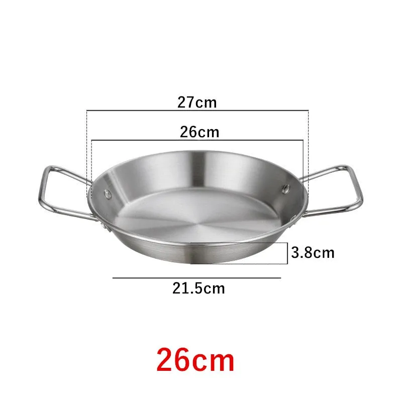 Spanish Paella Stainless Steel  Pan