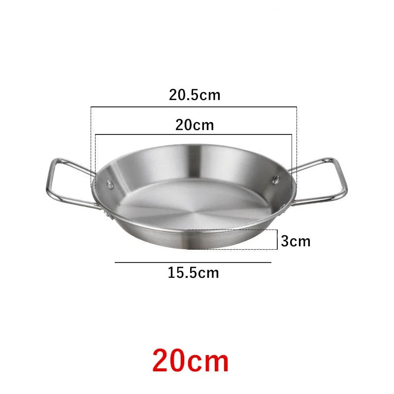 Spanish Paella Stainless Steel  Pan
