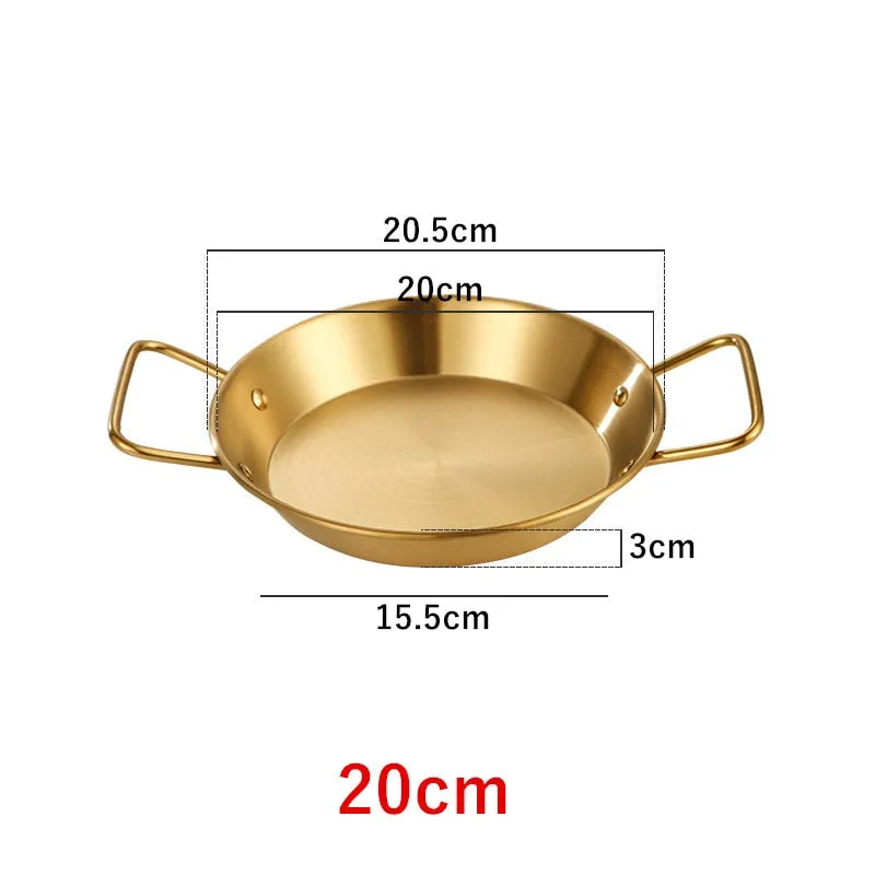 Spanish Paella Stainless Steel  Pan