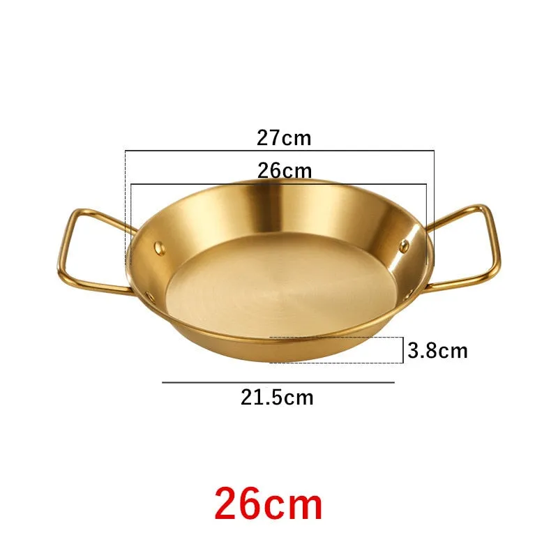 Spanish Paella Stainless Steel  Pan