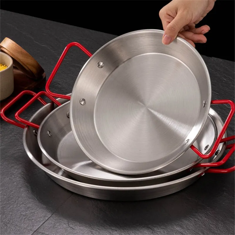 Spanish Paella Stainless Steel  Pan