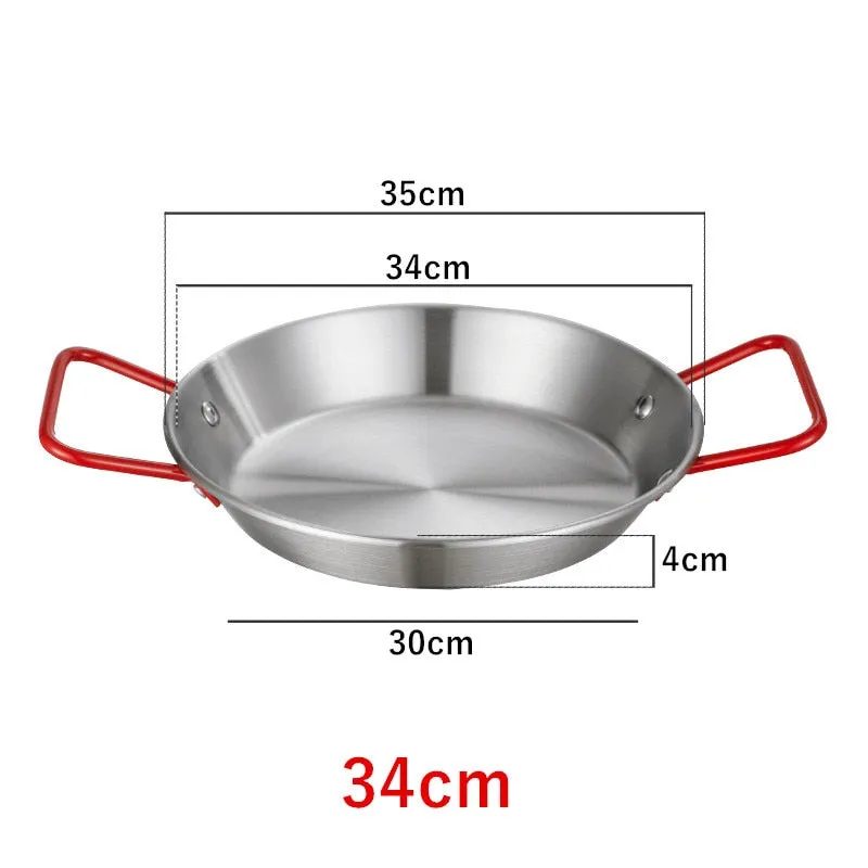 Spanish Paella Stainless Steel  Pan