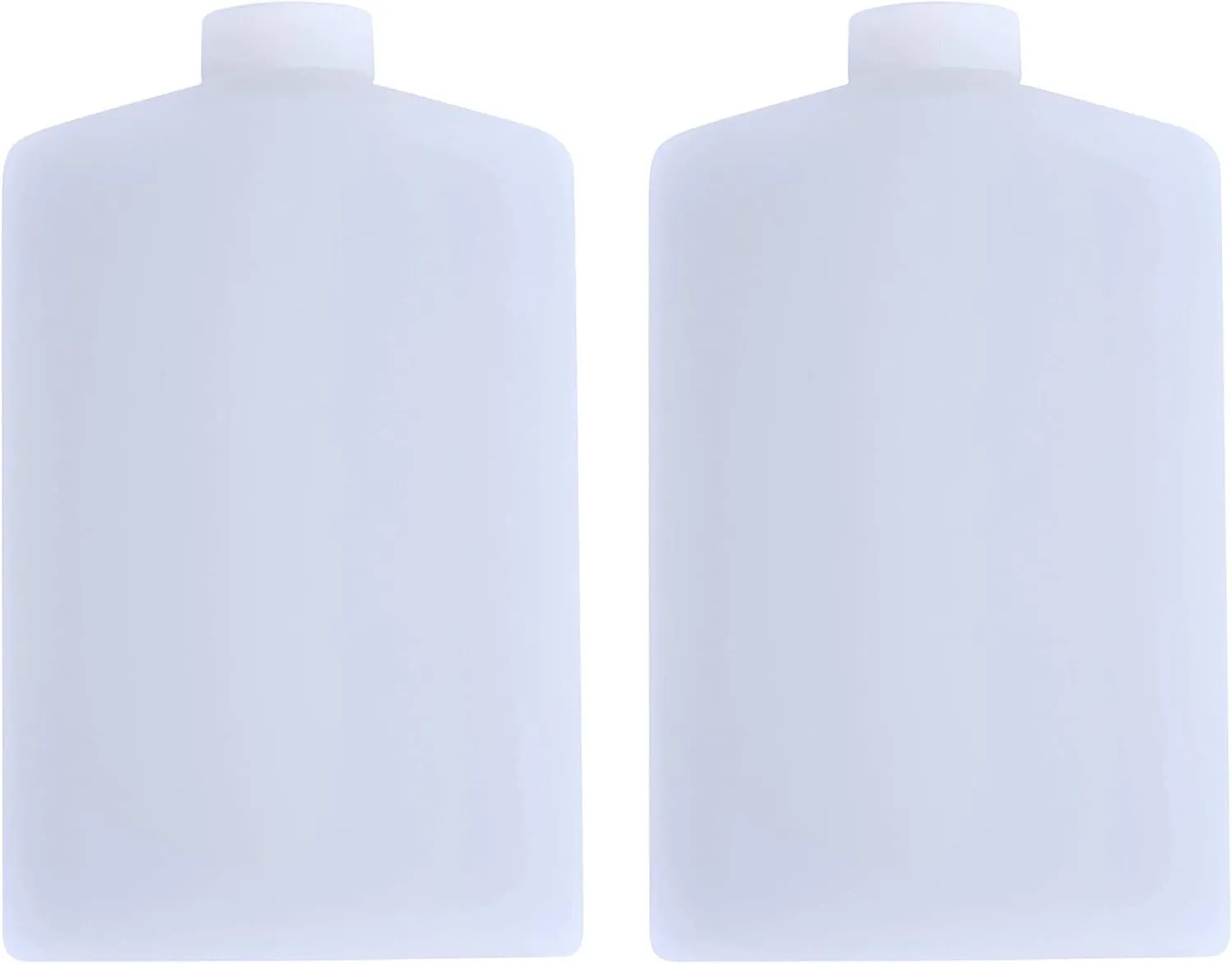 SportFlask Fighter Pilot Flask Great for Concerts, Fishing, Skiing, Backpacking, Hiking - 16oz US Military Issue Plastic Flask BPA Free Made in USA (Natural Pack of 2)