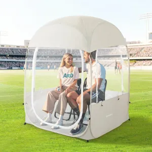 Sports Tent for 1-2 Person with Carry Bag, Instant Weather Proof Pop Up Tent Shelter, Portable & Foldable Clear View Bubble Tents for Watching Sports Events, Camping, Fishing