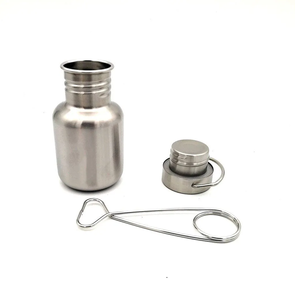Stainless Steel Portable Kettle Outdoor Camping Hiking Essential Cup Pot Kit