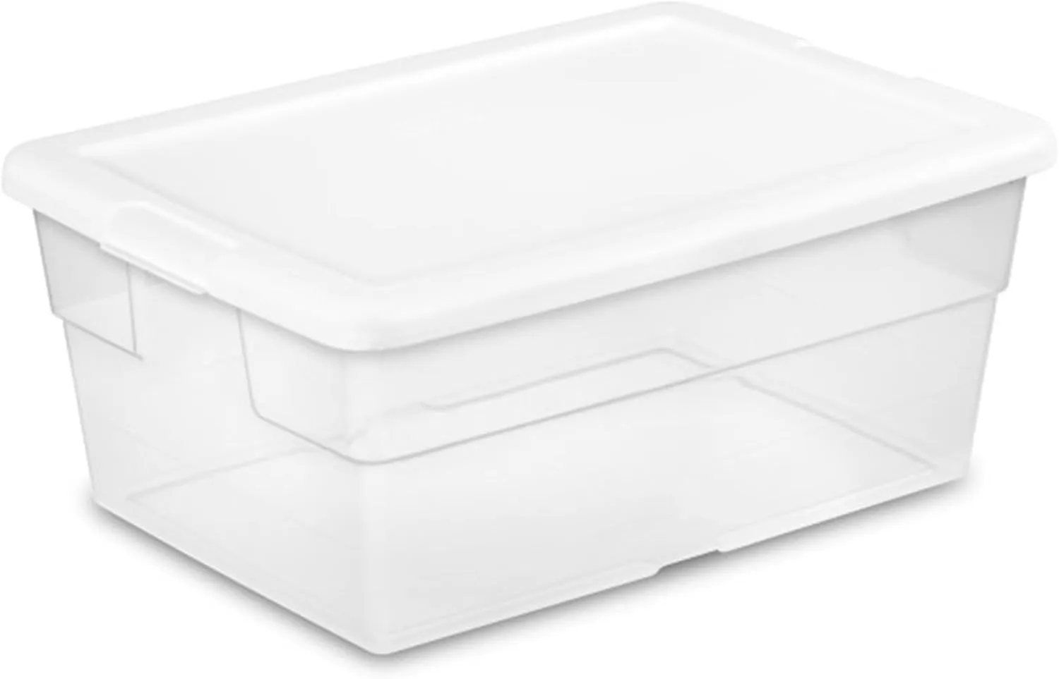 Sterilite 36-Pack Storage Box, Stackable Clear Plastic Bins with Snap-On Lids, 16 Quart - Heavy-Duty Organizing Containers for Closet, Bathroom, and Office