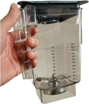 Stir The Vessel 90 Oz 3 Quart Blender Cup，Compatible For Blendtec Q-series825，Commercial Smoothie Machine Accessories Replacement(2pcs)