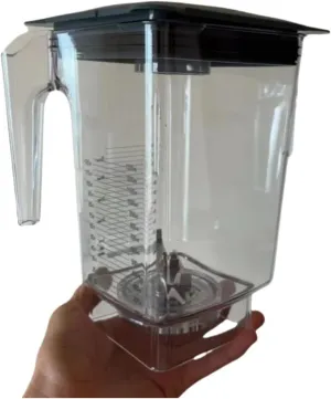 Stir The Vessel Mixer Parts Blender Container，Compatible For Blendtec，for CQB1 STEALTH 885 Replacement Mixing Cup(2pcs)