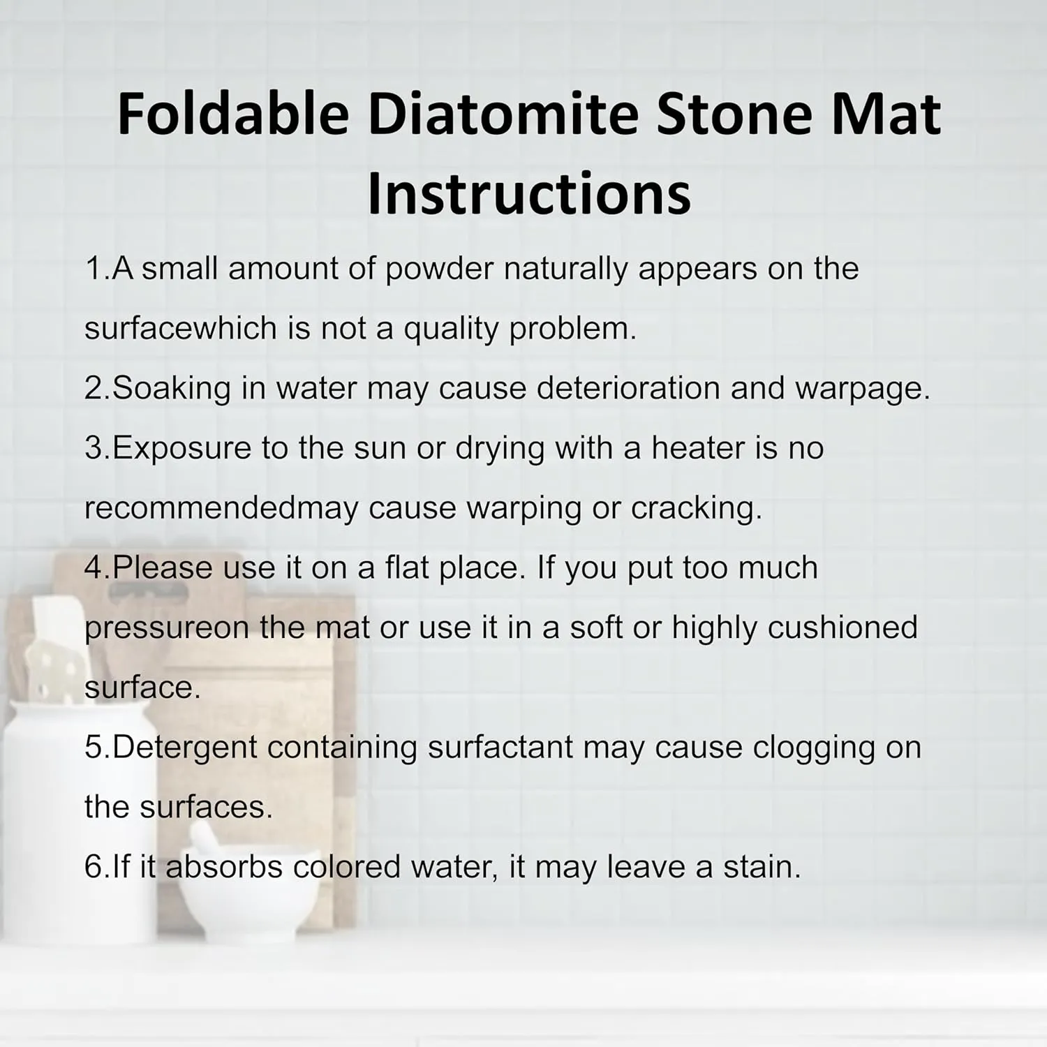 Stone Drying Mat for Kitchen Counter, Small Fast Drying Natural Diatomaceous Earth Dish Drying Mat, Collapsible, Easy Clean, Absorbent, Eco-Friendly Countertop Mats, Perfect Family Gift, 16"x12", Grey