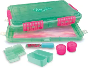 SubSafe Charcuterie Safe 2.0 Waterproof Tackle Box, Snack Storage for Beach & Parties, BPA-Free, Seafoam Green