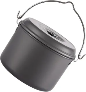 SUPVOX 2 Pcs Outdoor Pot Cooking Pot Camping Frying Pan Picnic Cookware Grill Kit Grilling Accessories Camping