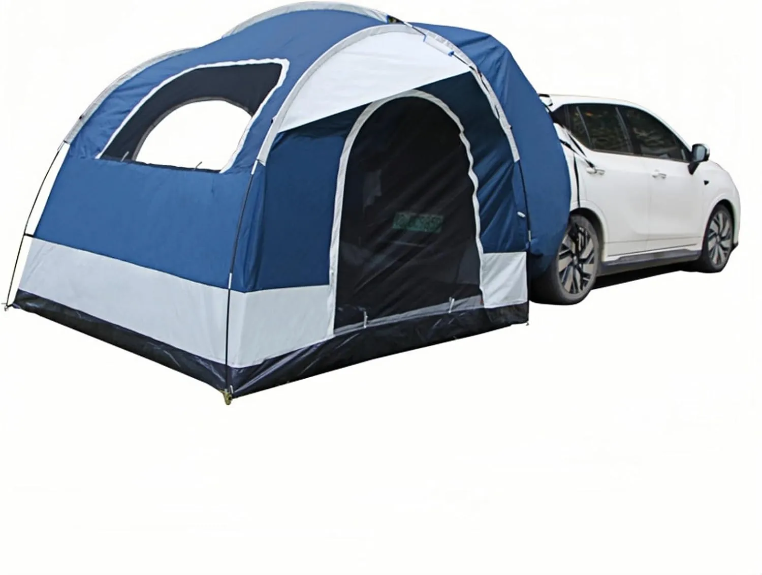 SUV Camping Tent Up to 4 Person Waterproof 210D Oxford Tailgate Shade Awning Tent Camping Outdoor Travel Preferred 98.43x98.43x78.74inch Blue