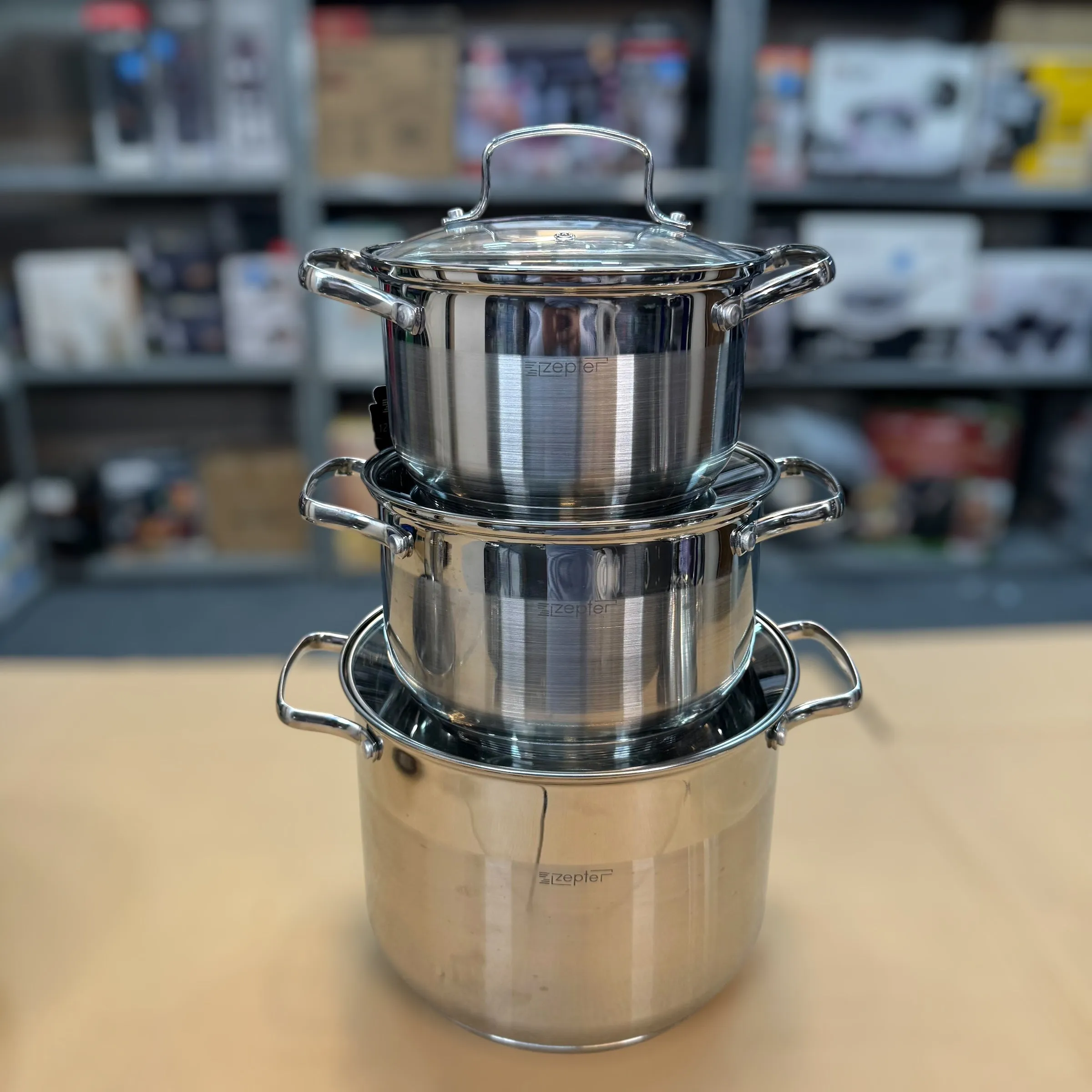 Swiss Lot Imported 6 Piece Stainless steel Kitchen Set