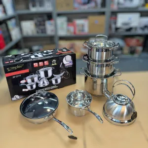 Swiss Lot Imported 6 Piece Stainless steel Kitchen Set