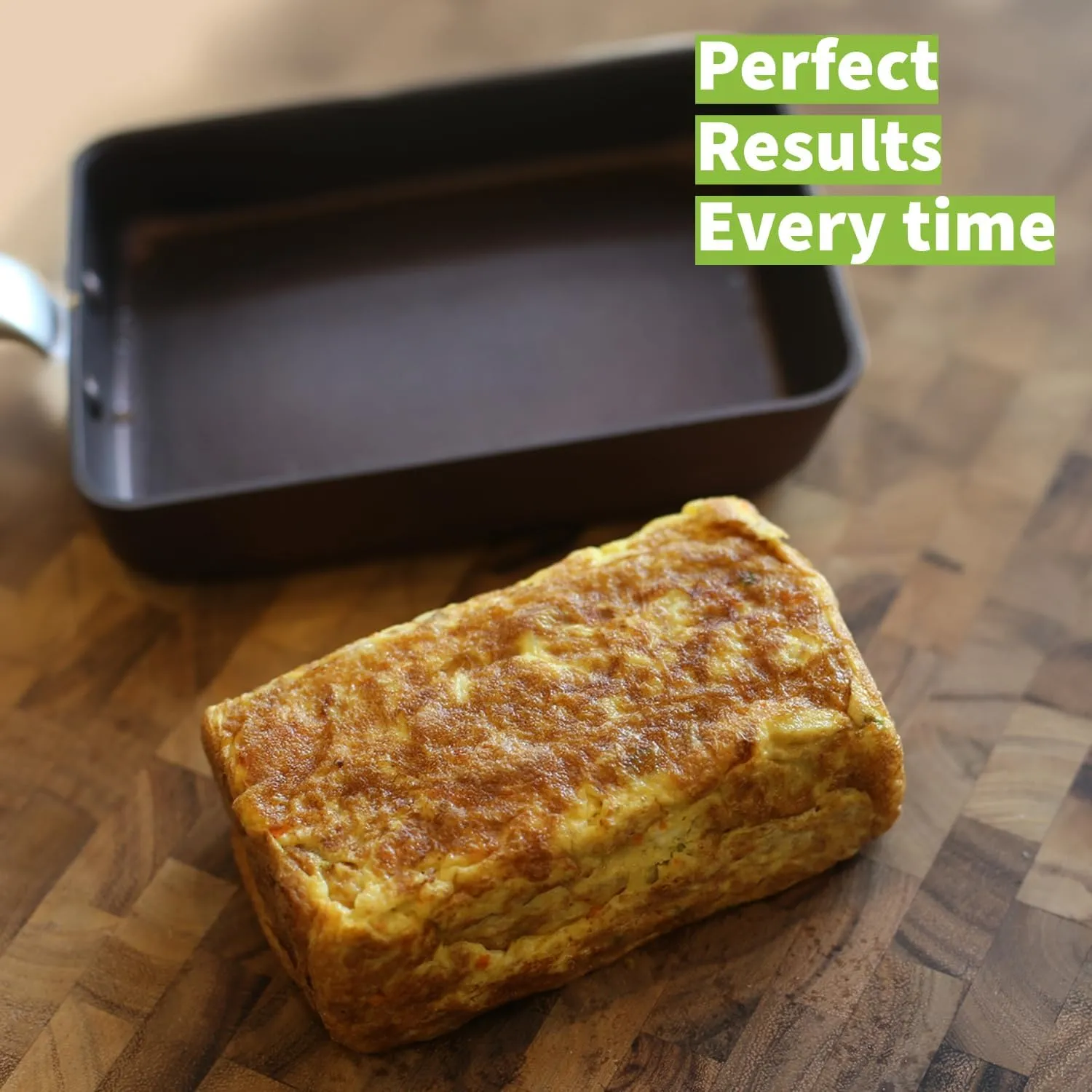 TECHEF - Tamagoyaki Japanese Omelette Pan/Egg Pan Skillet, PFOA-Free, Dishwasher Safe, Induction-Ready, Made in Korea (Purple/Medium)