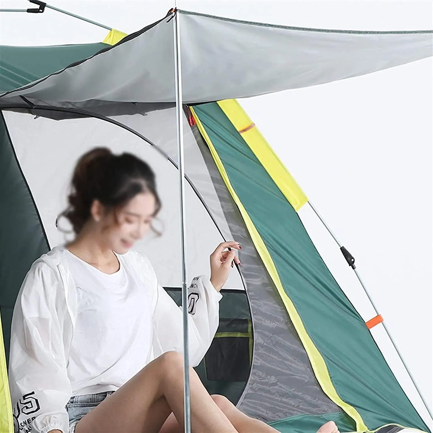 Tent Automatic Camping Beach Tent Waterproof Windproof Tent Instant Pop Up Open Awning Tents Outdoor Sunshelter Outdoor