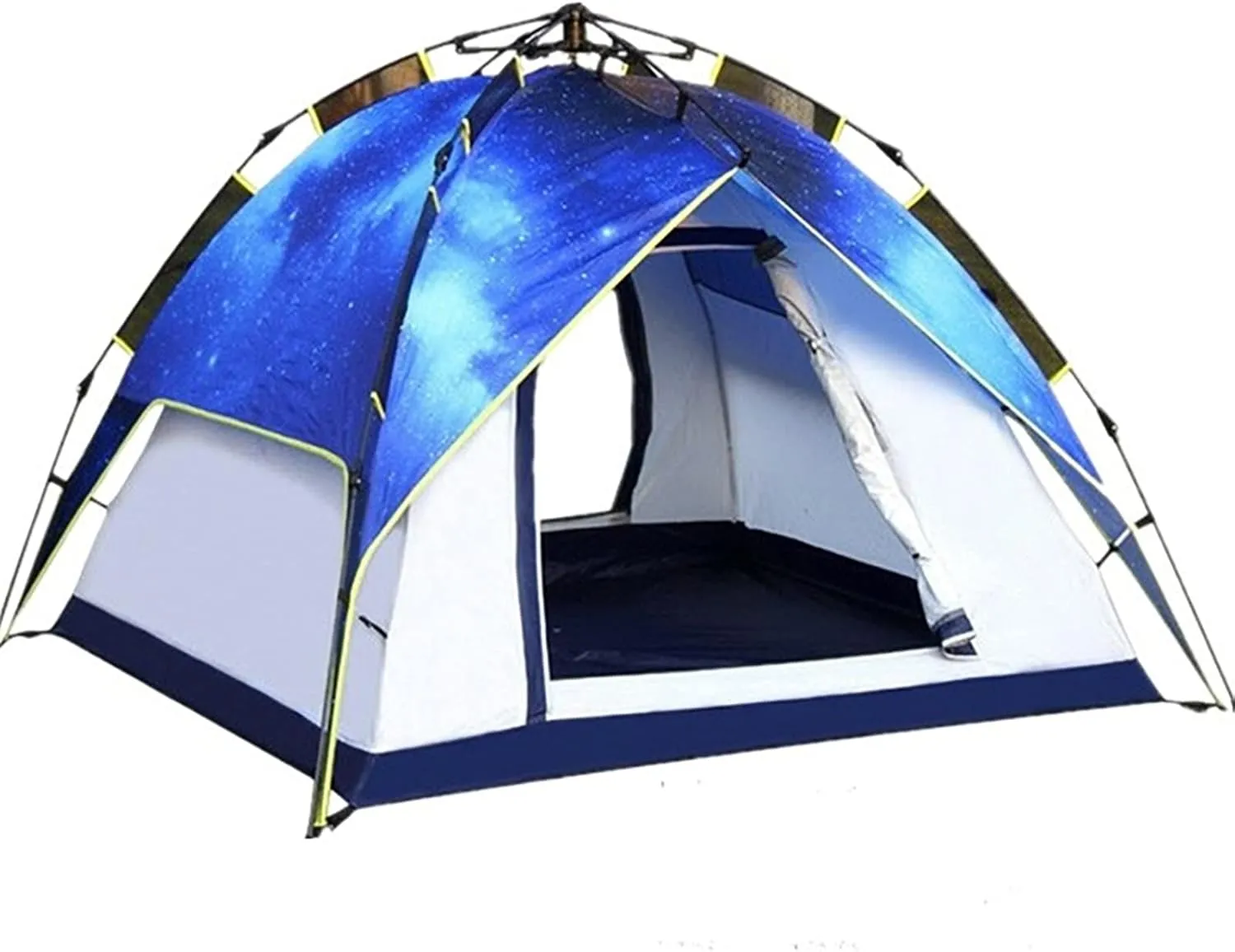 Tent for Camping 3/4 Person, Tents for Backyard with Carry Bag, Sun Shelter Tent Ventilated Weatherproof Portable, for All Seasons, for Backpacking, Hiking, or Beach