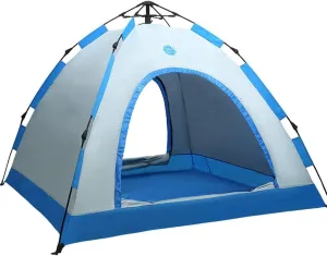 Tent for Camping Tent Family Camping Tent 2 4 Person with 2 Door&2 Mesh Windows Portable Instant Tent Automatic for Camping Hiking Large Space for Picnic Outdoors (Color : Blue, Size : 2 Person)