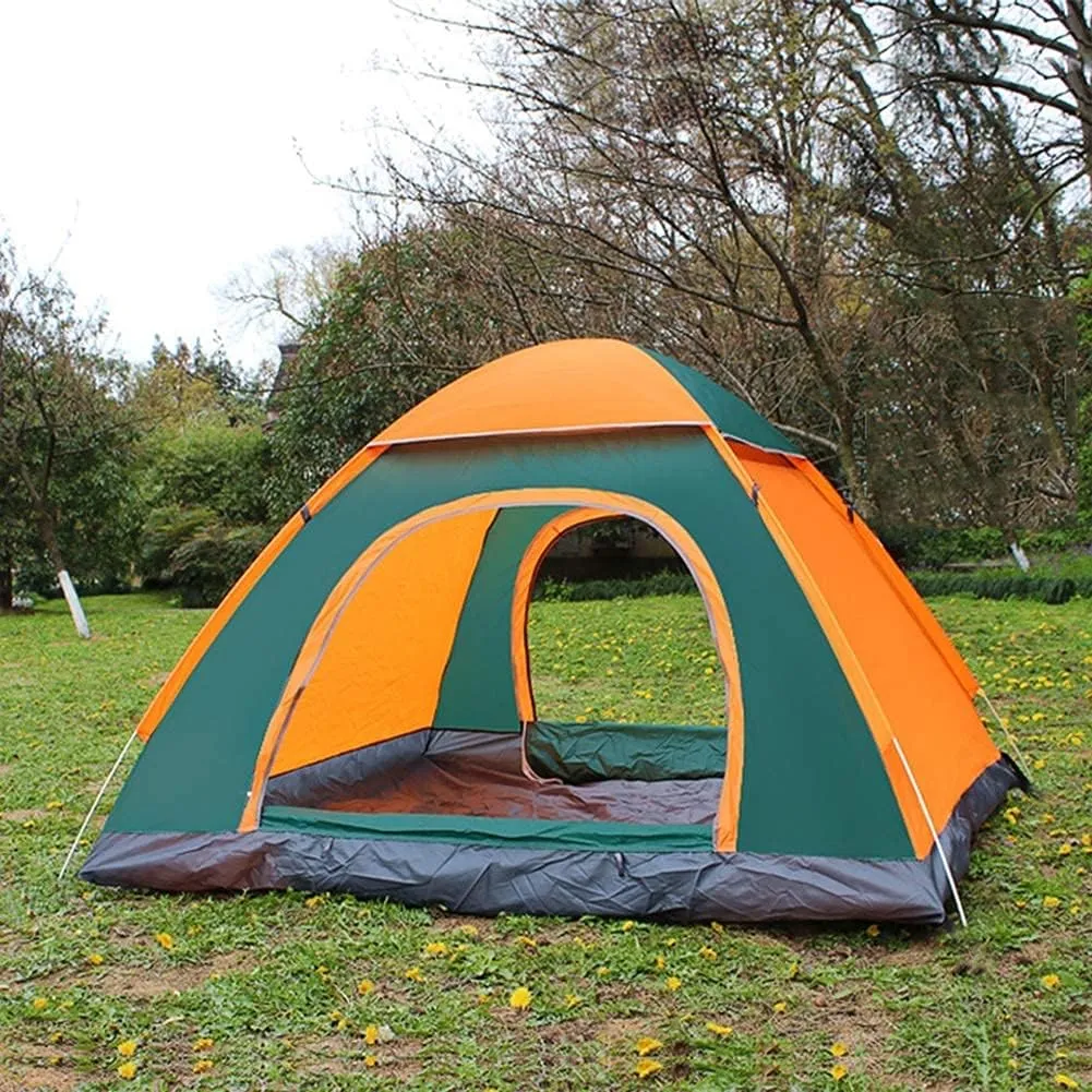 Tent Outdoor Camping Folding Automatic 3-4 Person Waterproof Family Tents