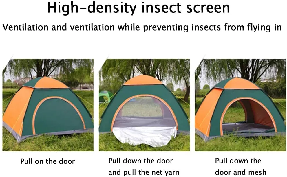 Tent Outdoor Camping Folding Automatic 3-4 Person Waterproof Family Tents
