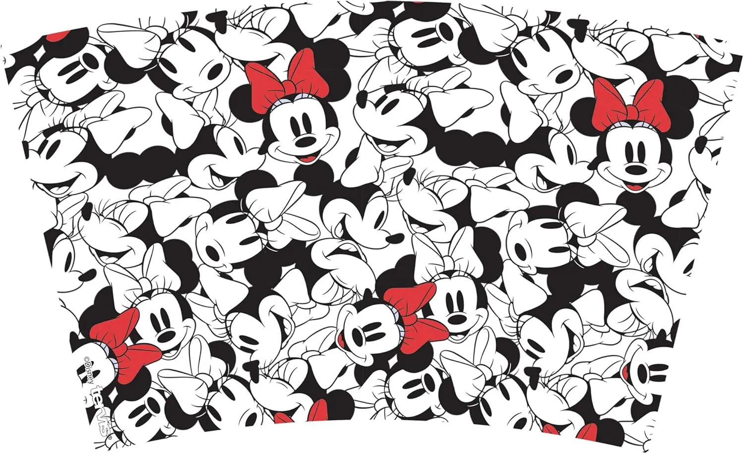 Tervis Disney - Minnie Expressions Triple Insulated Insulated Tumbler Travel Cup Keeps Drinks Cold & Hot, 20oz Legacy, Stainless Steel