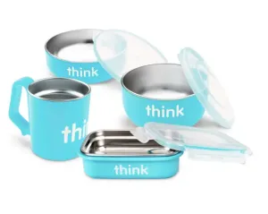 The Complete BPA Free Feeding Set - Lt Blue