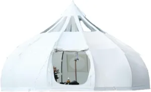 Tipi Ten, Bell Tent,Pyramid Tent,4 Season Glamping Tent,for 8 People Waterproof Rainproof Outdoor Camping Hiking Garden Events Resorts