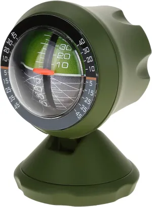 Topyond Premium Car Inclinometer Set, Must-Have for Outdoor Travel, Perfectly Paired with Compass, Accurately Measures Angle Slope