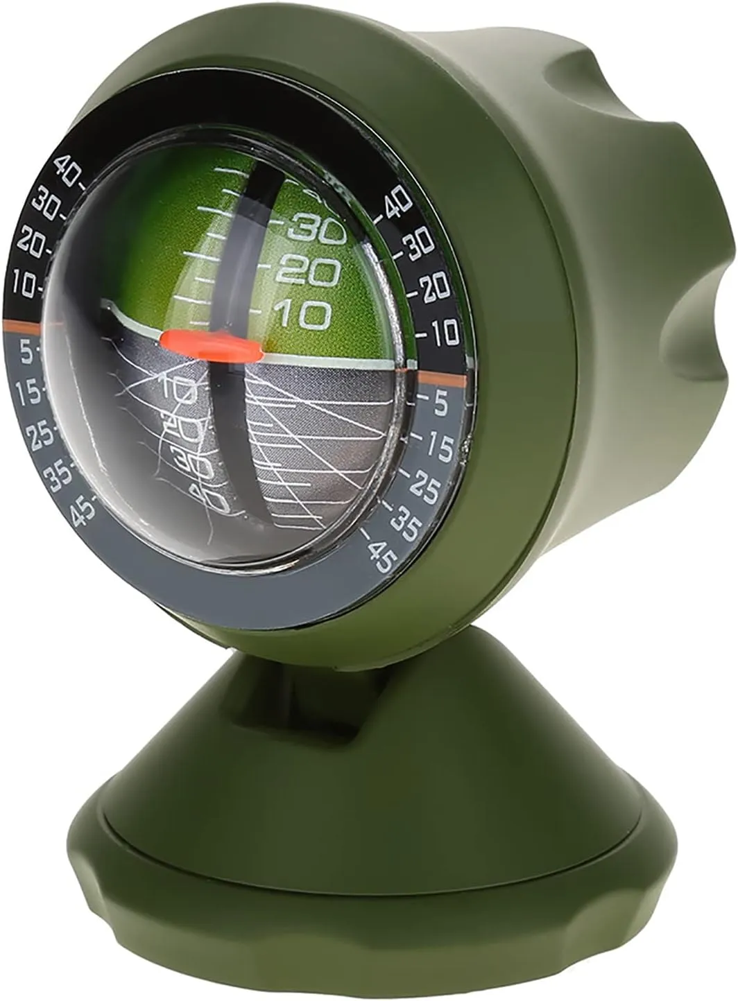 Topyond Premium Car Inclinometer Set, Must-Have for Outdoor Travel, Perfectly Paired with Compass, Accurately Measures Angle Slope