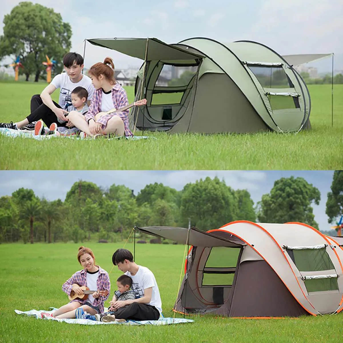 TrailHaven 5P Waterproof Tent – 4–5 Person Lightweight Shelter System