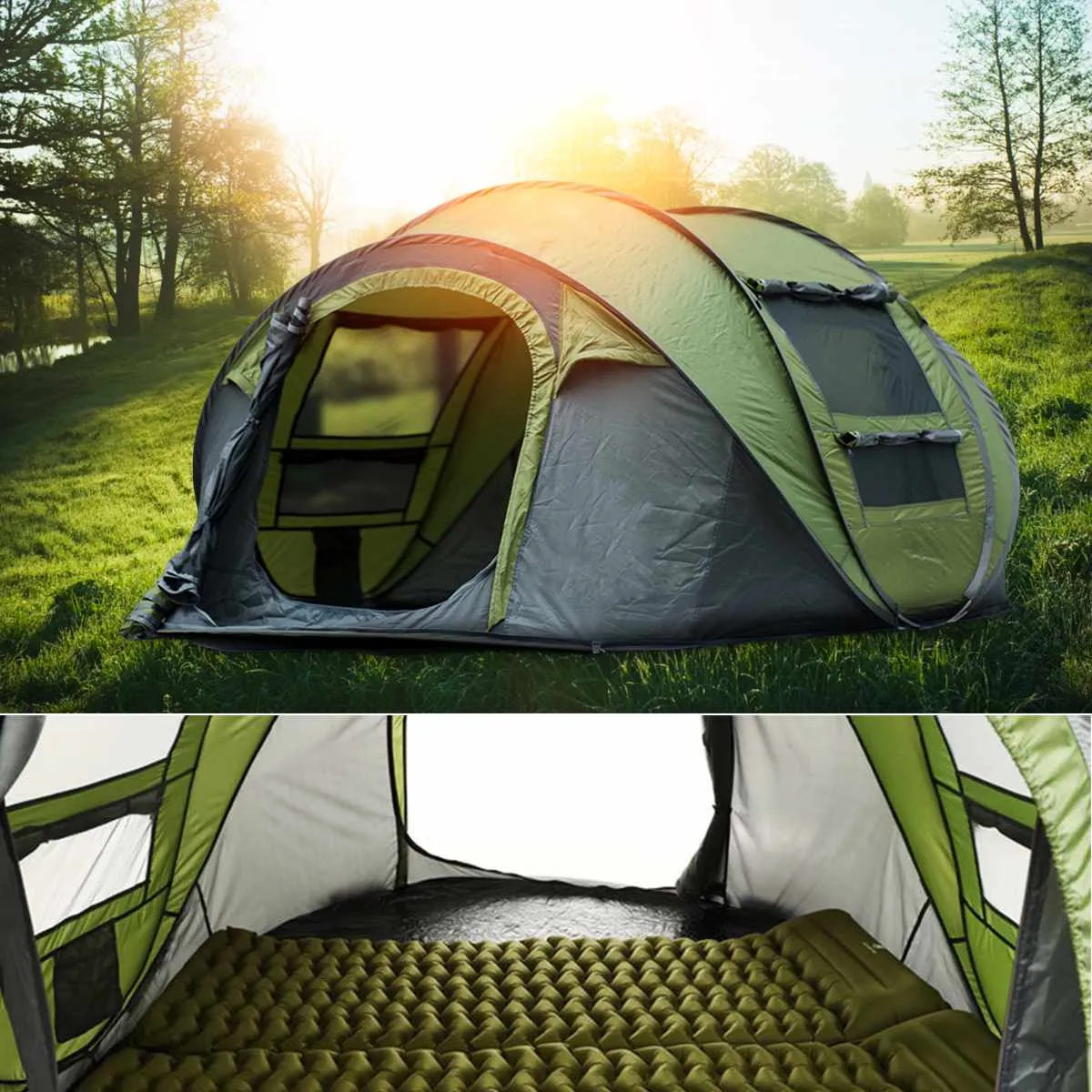 TrailHaven 5P Waterproof Tent – 4–5 Person Lightweight Shelter System