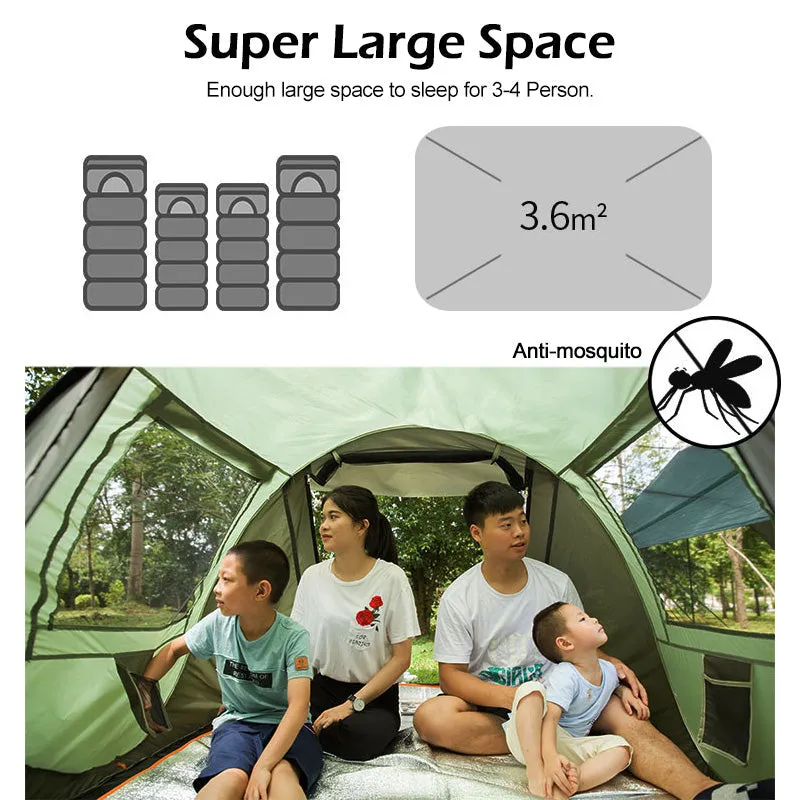 TrailHaven 5P Waterproof Tent – 4–5 Person Lightweight Shelter System
