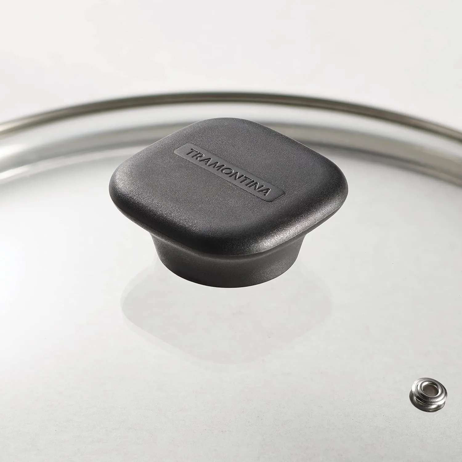 Tramontina Sicilia 1.25-Quart Small Non Stick Sauce Pan with Glass Lid, Aluminum Nonstick Saucepan (Raspberry)