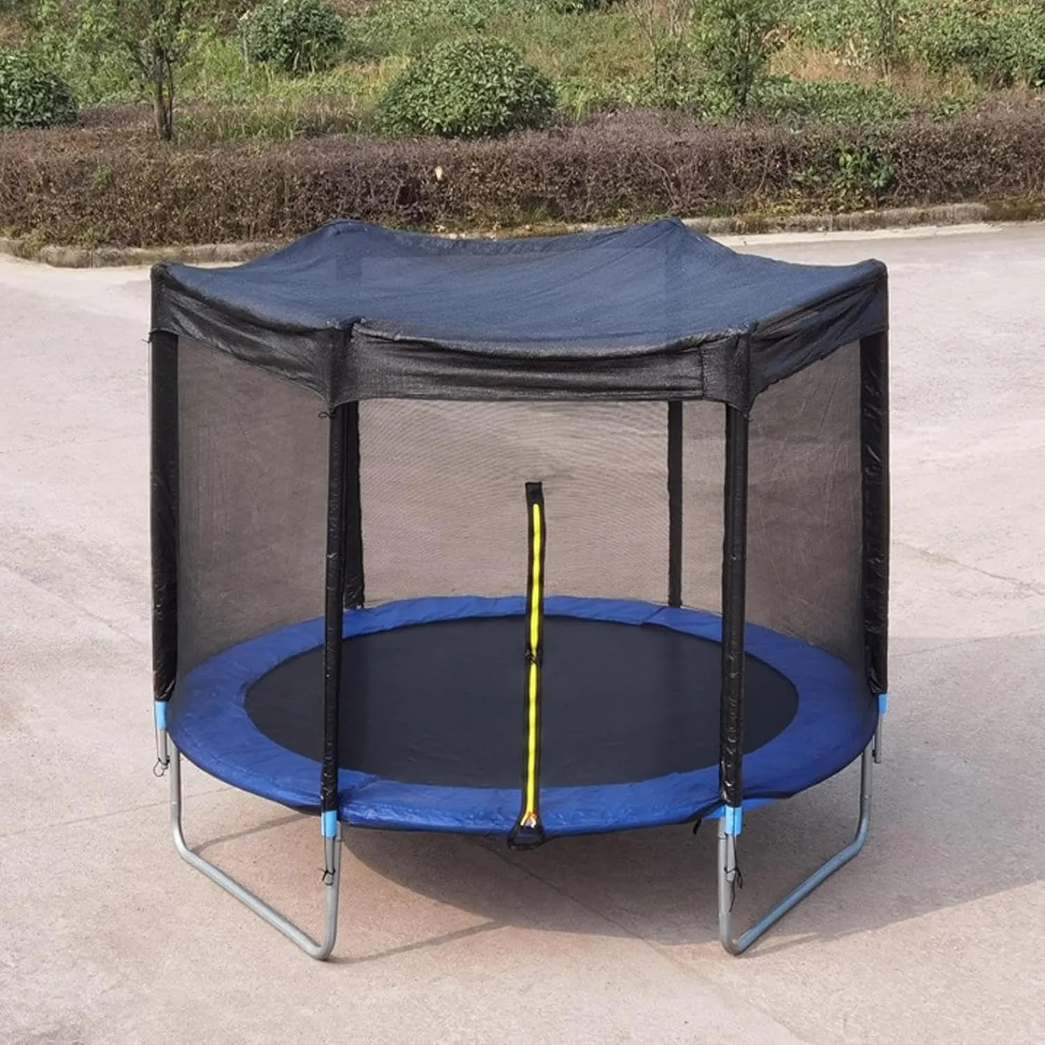 Trampoline Shade Cover - Round Sun Shade Cover for 6ft, 8ft, 10ft, 12ft, 14ft Trampolines, Anti-UV and Weatherproof for Outdoor Play (Black 14 foot)