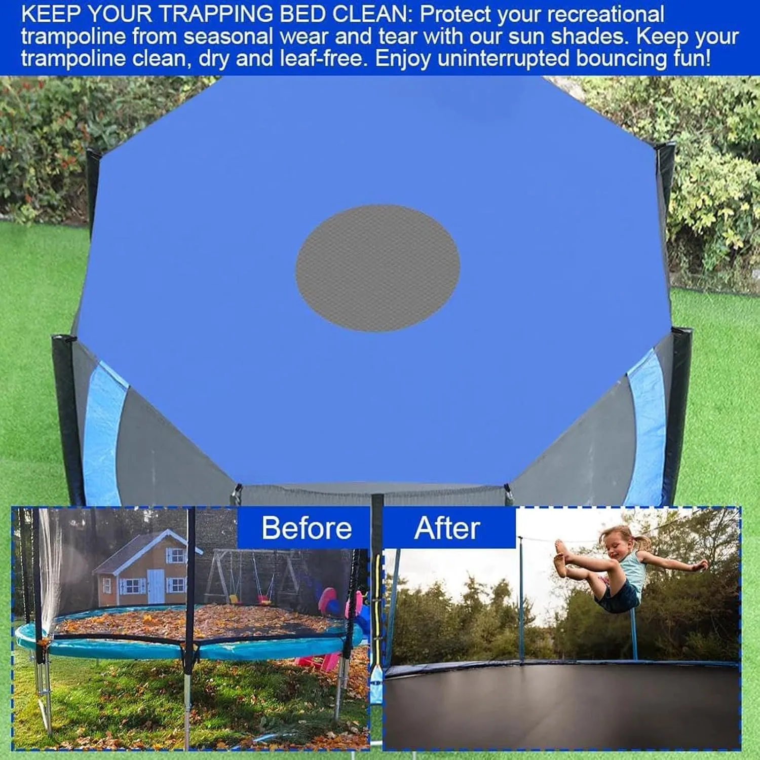 Trampoline Tent Cover, Trampoline Tent, Trampoline Spring Cover, Trampoline Accessories, 6ft,8ft,10ft,12ft,14ft,16ft, Trampoline Shade Cover Waterproof Oxford Trampoline Canopy,8ft