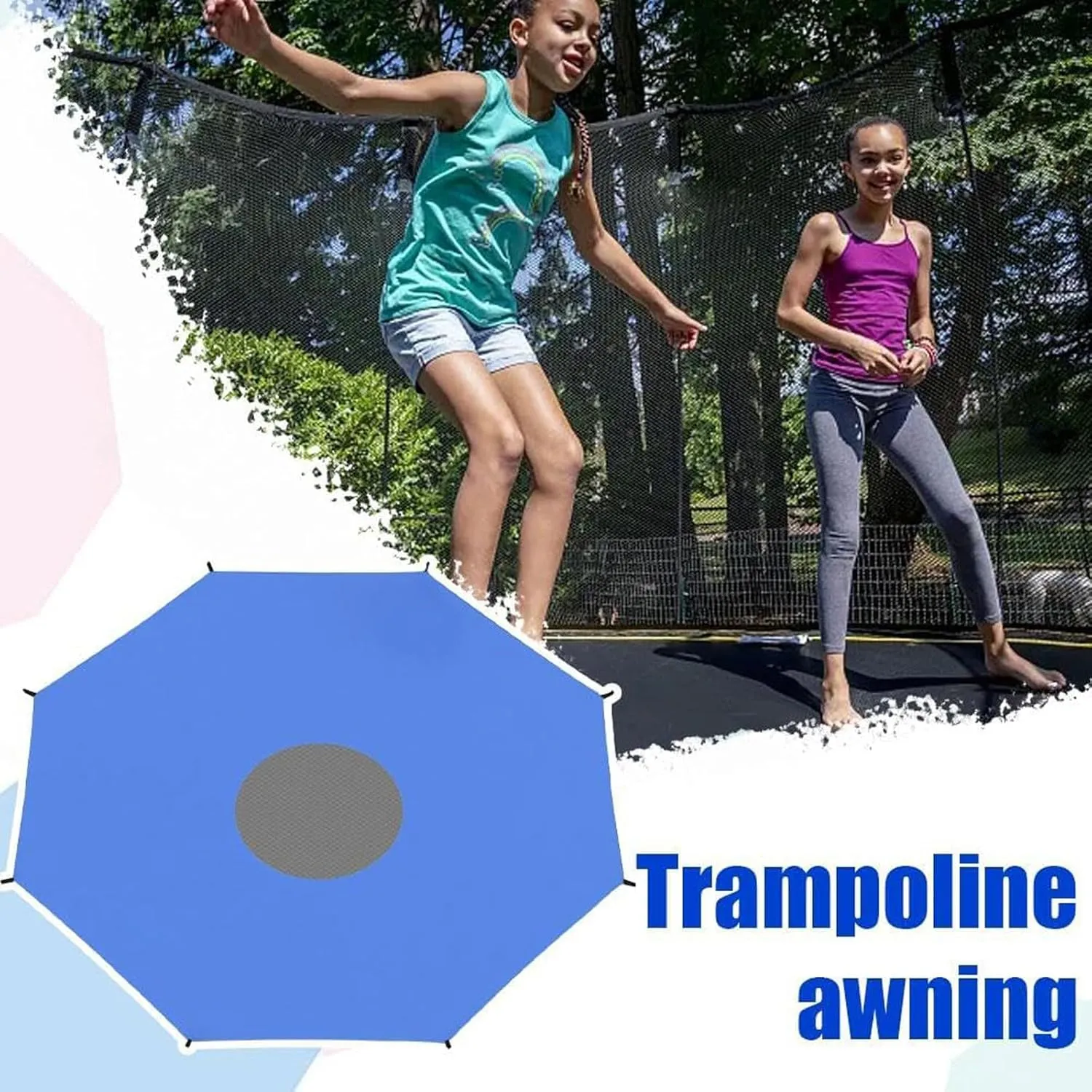 Trampoline Tent Cover, Trampoline Tent, Trampoline Spring Cover, Trampoline Accessories, 6ft,8ft,10ft,12ft,14ft,16ft, Trampoline Shade Cover Waterproof Oxford Trampoline Canopy,8ft