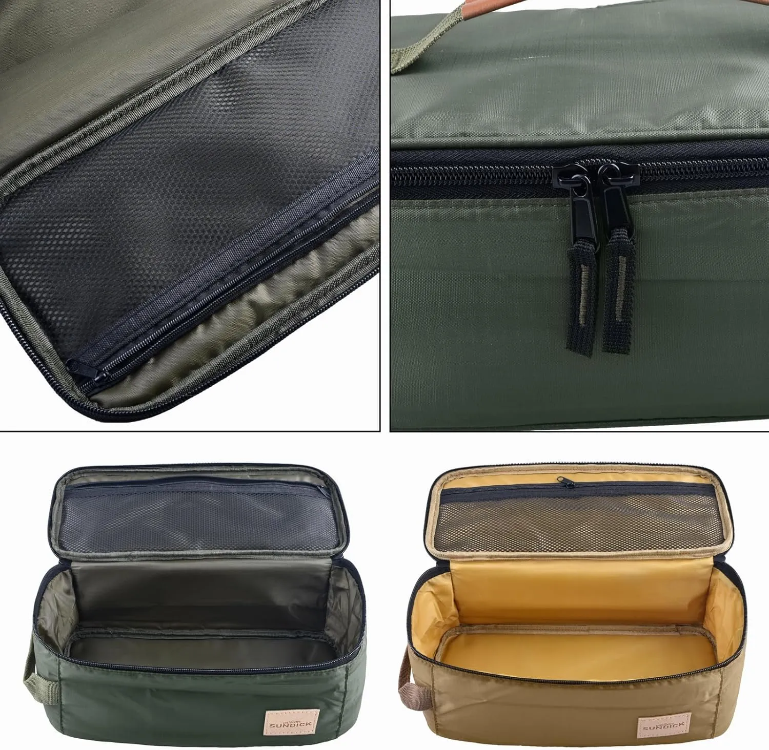 TRIWONDER Camping Travel Cookware Organizer Bag Cooking Utensils Storge Portable Pouch for Outdoor Barbecue Camping Cooking Spoon Chopsticks Organizing