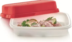 Tupperware Season-Serve Marinating Container, Dishwasher Safe and BPA Free Container (2.9 L/12.5 Cups)