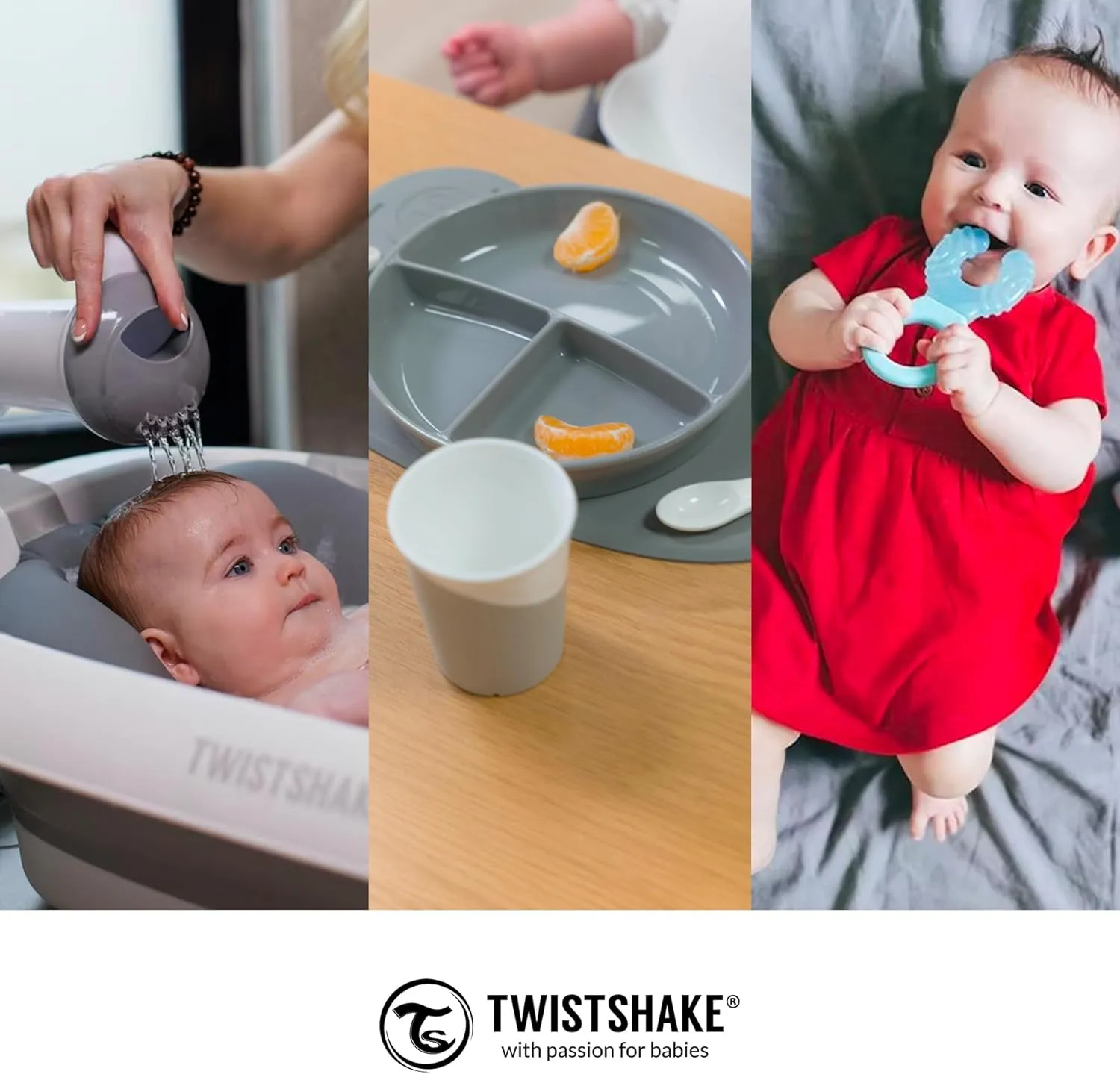 TWISTSHAKE Formula Container - 1700ml Formula Dispenser with Scoop and Scraper, Milk Powder Container with Lids, BPA-Free Airtight Formula Storage Container - Transparent