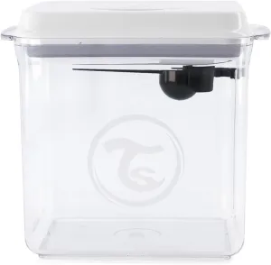TWISTSHAKE Formula Container - 1700ml Formula Dispenser with Scoop and Scraper, Milk Powder Container with Lids, BPA-Free Airtight Formula Storage Container - Transparent